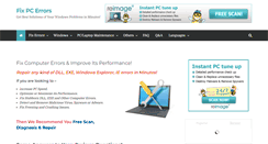 Desktop Screenshot of pcerror-fix.com
